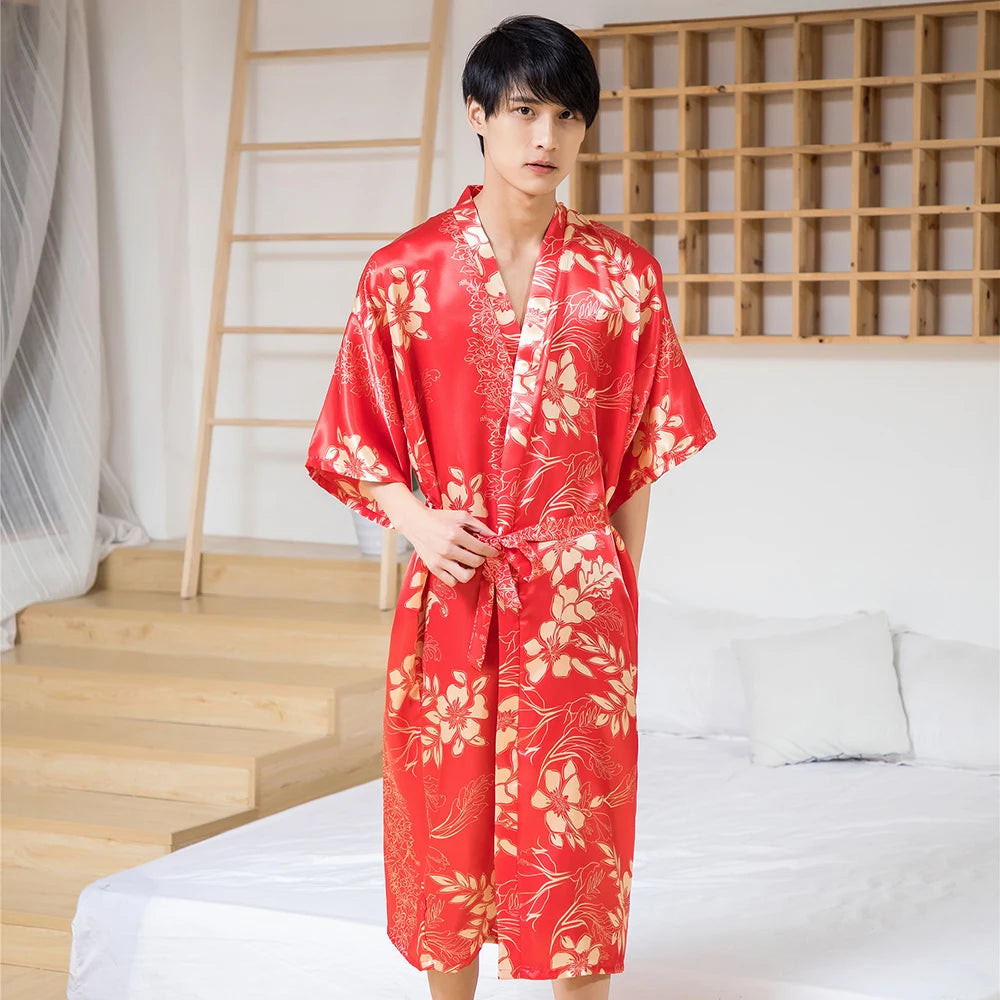 peignoir kimono homme